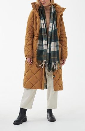 Barbour Hailes Tartan Fringe Scarf in Ancient Tartan at Nordstrom
