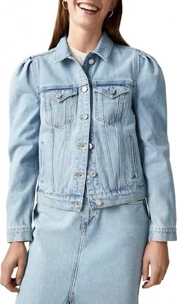 Scotch & Soda Organic Cotton Trucker Jacket In Denim