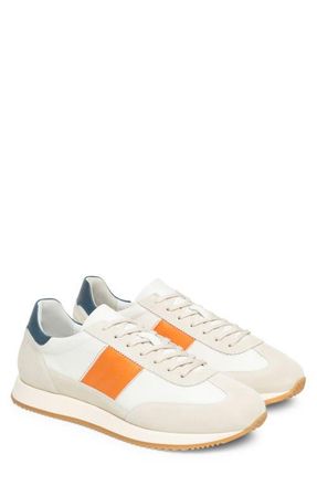 Nero Giardini Retro Low Top Sneaker in Orange Multi at Nordstrom, Size 6-6.5Us