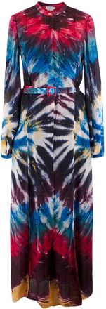 Gabriela Hearst Multicoloured Tie Dye Maxi Dress Size S