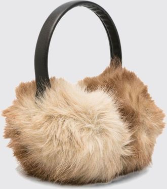 Apparis Paraorecchie in ecopelliccia animalier di colore beige