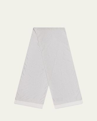 Tom Ford Micro Polka Dot Silk Scarf