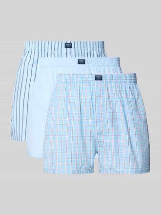 Mc Neal Boxershorts mit Label-Detail im 3er-Pack in Hellblau, Gr&ouml;&szlig;e XXL
