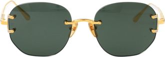 Linda Farrow Rimless Sunglasses Lfl1497 C2 Sun C2