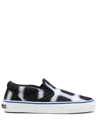 Marcelo Burlon Sneakers senza lacci con motivo geometrico - Nero