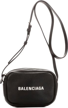 Balenciaga Borsa a spalla con logo anni 2000 - Nero