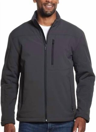 Weatherproof Mens Soft Shell Jacket In Graphite