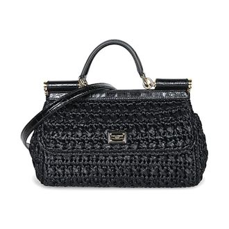 Dolce & Gabbana Handbags, female, Black, Size: ONE SIZE Borsa