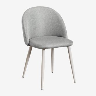 Sklum Pack De 2 Sillas De Comedor Tapizadas Y En Acero Kana Sklum