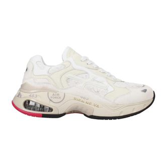 Premiata Witte Sneakers Stijlvol Model - Dames - Schoenen - Wit - Maat: 41 EU Katoen