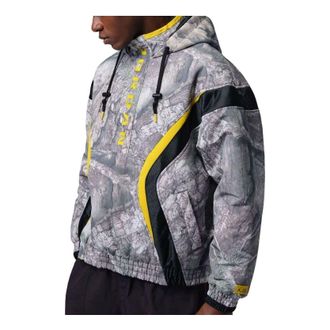 Nike Jordan Air Jordan Brooklyn Realtree Jacket White Black Bright Citron IM9867-100