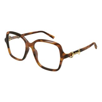 Gucci Butterfly Optisch Montuur - Dames - Accessoires - Bruin - Maat: 53 MM