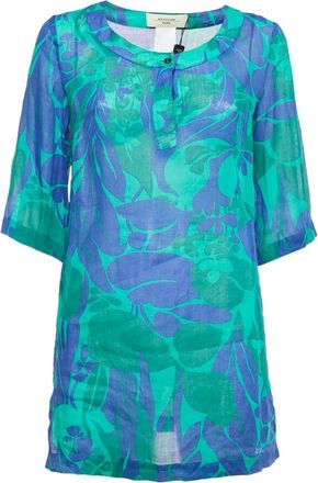 Max Mara Tunica a fiori - Blu