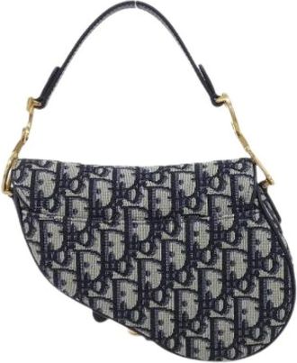 Dior Borsa a spalla Oblique usata - - Pre-owned - Donna - Blu - ONE SIZE