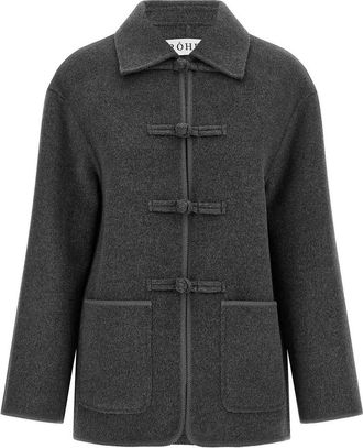 R&oacute;he Pankou closure coat
