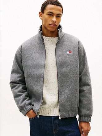 Tommy Hilfiger Relaxed Padded Jacket With Wool