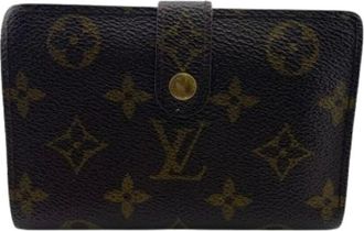 Louis Vuitton Pre-owned Wallets, female, Brown, Size: ONE SIZE Pre-owned Canvas Wallet