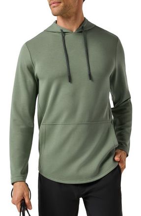 Travis Mathew Fibercloud Hoodie in Balsam Green at Nordstrom, Size X-Large