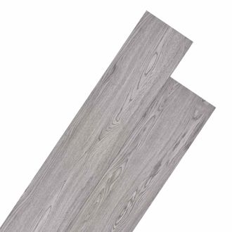 vidaXL Tableros De Suelo 18 Pcs Gris Oscuro 5,26 M&sup2; Pvc Vidaxl