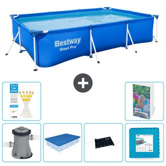 Bestway Piscina Bestway Steel Pro Rectangular - 300x201x66 Cm - 7-piezas S273