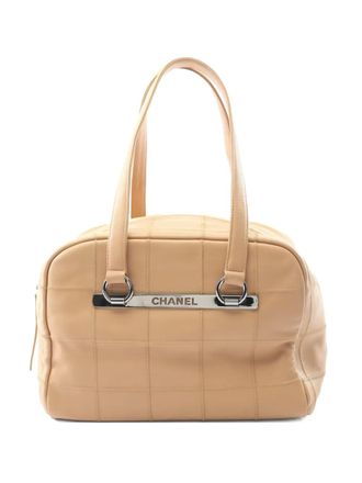 Chanel 2004-2005 mini chocolate-bar tote bag - women - Calf Leather - One Size - Neutrals