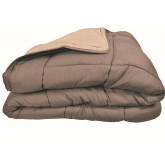 Les Tendances Les Tendances - Ropa De Cama Gruesa Microfibra 400 Gr/m&sup2; Calgary Topo + Lino 140x200cm