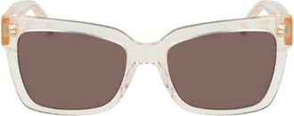 Calvin Klein Brown Butterfly Ladies Sunglasses CKJ24606S 011 54