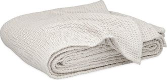 Matouk Chatham Blanket in Silver at Nordstrom, Size Full