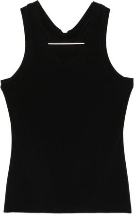 Norma Kamali Black Sleeveless Tank Top