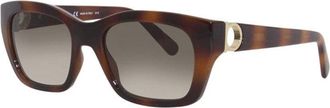 Ferragamo SF1012S 214 Dark Havana/Brown Gradient