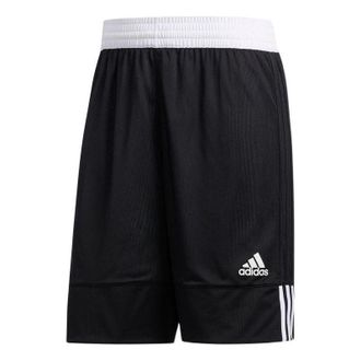 adidas Mens adidas Reversible Contrasting Colors Basketball Training Sports Shorts Black DX6386