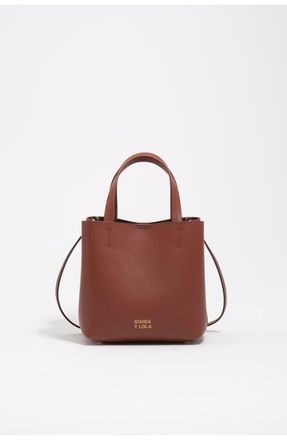 Bimba & Lola Small leather Chihuahua Bag SS26 in Nut at Nordstrom
