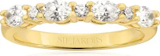 Sif Jakobs Jewellery Ring Ellera Ovale in 18K Gold Plate at Nordstrom, Size 7.5