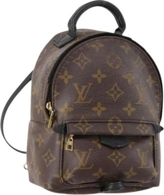 Louis Vuitton Pre-owned Backpacks, female, Brown, Size: ONE SIZE Pre-owned Monogram Canvas Backpack