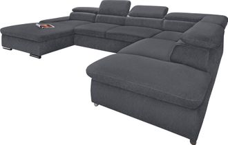 Sit&more Wohnlandschaft »Alcudia U-Form« wahlweise mit Bettfunktion