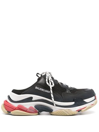 Balenciaga Triple S sneakers - men - Rubber/Polyurethane/Polyurethane/Fabric/Fabric - 46 - Black