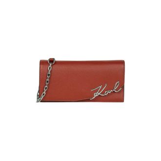 Karl Lagerfeld Dames, Accessoires, Rood, Maat: ONE Size Leer