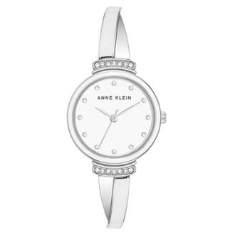Anne Klein Crystal White Dial Ladies Watch AK-3293WTST