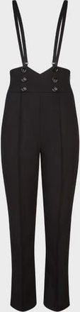 Anne Fontaine Blake High-Waisted Designer Pants in Black at Nordstrom, Size 40
