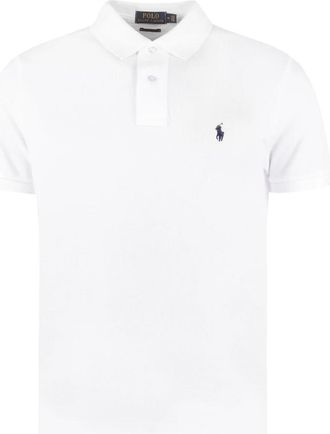 Polo Ralph Lauren Piqu&eacute; Polo Shirt van Katoen - Dames - Polos - Wit - 2XL - Katoen - Tops