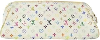 Louis Vuitton Clutch Vintage in Tela Pre-owned - - Pre-owned - Donna - Bianco - ONE SIZE