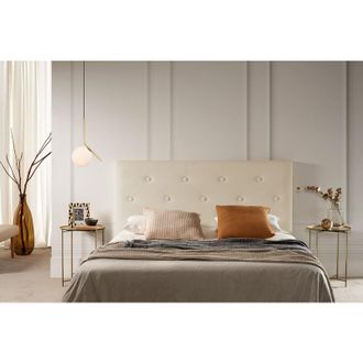 Moonia Cabecero Tapizado Victoria Polipiel 90x115x12 Cm - Moonia