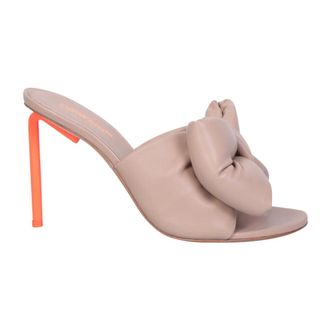 Off-white Schoenen, Dames, Beige, 36 EU, Leer, Bow Mules