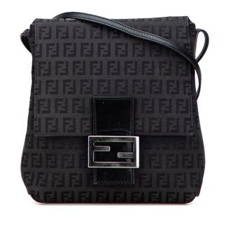 Fendi Baguette Ff Logo Schoudertas
