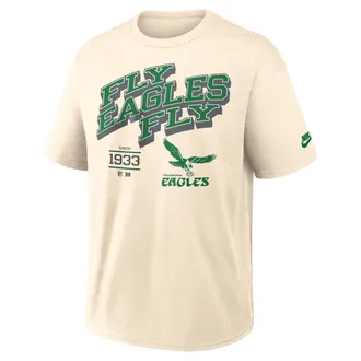 Nike Philadelphia Eagles Max90 Nike Mens NFL T-Shirt in Brown | 04T615A86V-S0W