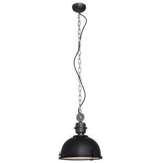 Steinhauer L&aacute;mpara Colgante - Bikkel - Negro - Vidrio Metal - &Oslash; - Steinhauer
