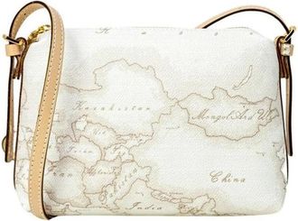 Alviero Martini 1A Classe Gestructureerde leren handtas voor vrouwen - Dames - Schoudertassen - Wit - ONE Size - Leer - Tassen