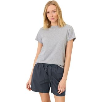 Pact Organic Cotton Womens Softspun Essential Crewneck Tee in Heather Grey at Nordstrom, Size Xx-Large