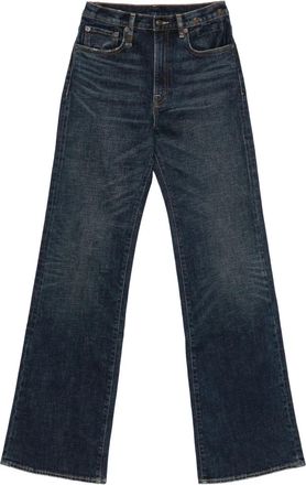 R13 Jeans a vita alta - Blu