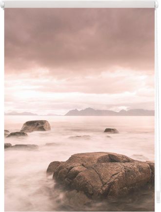 Lichtblick Original Seitenzugrollo »Klemmfix Motiv Stone« Lichtschutz ohne Bohren freihängend bedruckt